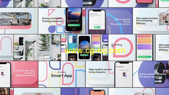 AE模板-时尚商务智能手机APP应用促销宣传展示片头 Smart App Promo的图片1