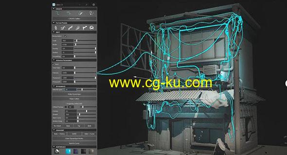 绳索电线生成Maya插件 Cable 2.52 For Maya 2018-2020 Win/Mac + 使用教程的图片1