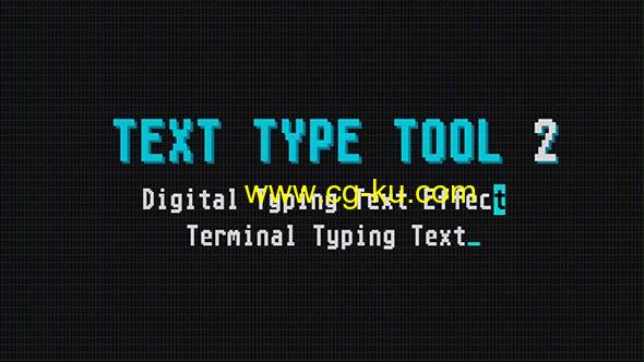 AE模板-20个文本场景电脑打字动画效果 Text Type Tool 2的图片1