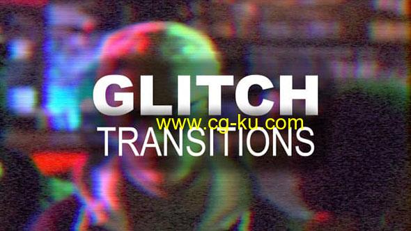 FCPX插件-6个小故障过渡视频转场预设 Glitch Transitions的图片1