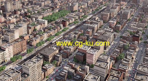 71组高质量城市楼房建筑3D模型 Archmodels Vol. 234的图片1