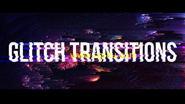 PR预设-30个独特故障转场预告片开场介绍 Glitch Transitions的图片1