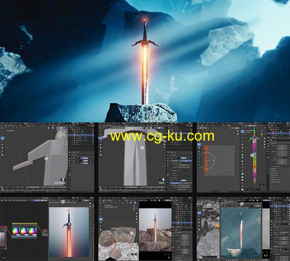 Blender石中剑影视级实例制作完整流程视频教程的图片1