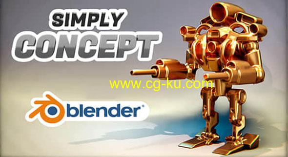 Blender抽象概念模型建模插件 Simply Concept+使用教程的图片1