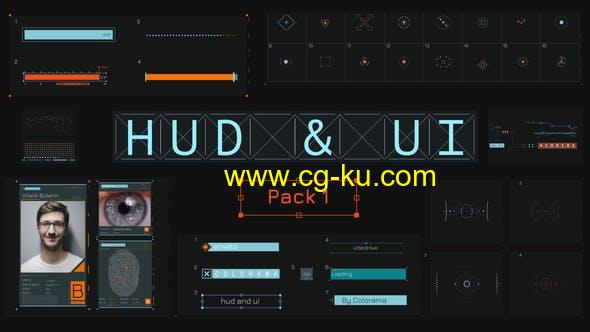 AE模板-科技感HUD元素用户界面动画 HUD & UI的图片1