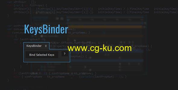 关键帧组合滑块整体控制AE脚本 KeysBinder v1.05的图片1