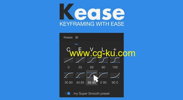 关键帧调节控制操作工具AE脚本 Kease v1.0.6 + 使用教程的图片1