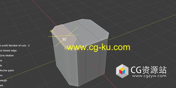 Ngon面切割建模工具Blender插件 Face Cutter V1.5.0的图片1