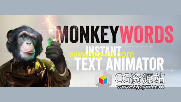 AE脚本-运动文字标题排版动画 MonkeyWords V1.0.0 + 使用教程的图片1