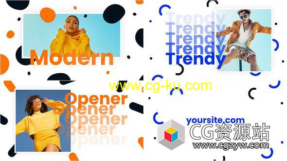 FCPX模板-节奏感时尚视频文字宣传包装片头 Trendy Opener的图片1
