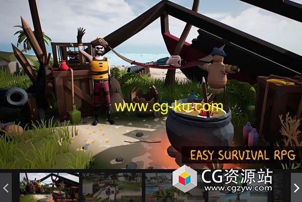 Unreal Engine虚幻引擎资源包 Easy Survival RPG v3 (4.26)的图片1