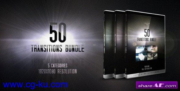 视频素材-50组绚光转场高清视频素材videohive-50-transitions-bundle的图片1