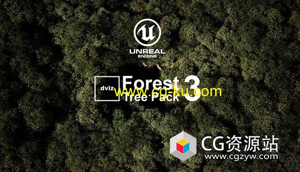 Unreal Engine-185组树木森林植物场景包 Tree and Forest Pack 03的图片1