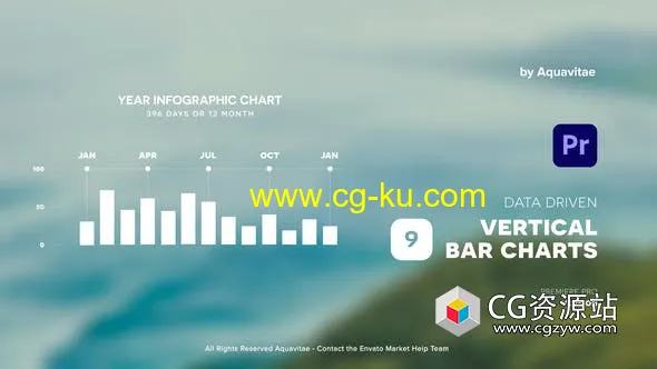 PR模板-10组简单数据图表垂直条形图动画 Simple Vertical Bar Charts的图片1