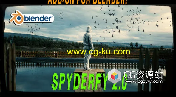 Blender群体动画粒子系统插件 Spyderfy V2.5 – Boid Systems Add-On的图片1