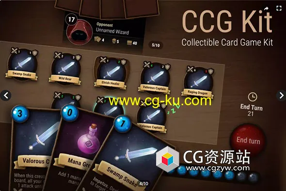 Unity创建多人收藏卡牌游戏完整工具 CCG Kit V1.5.5的图片1