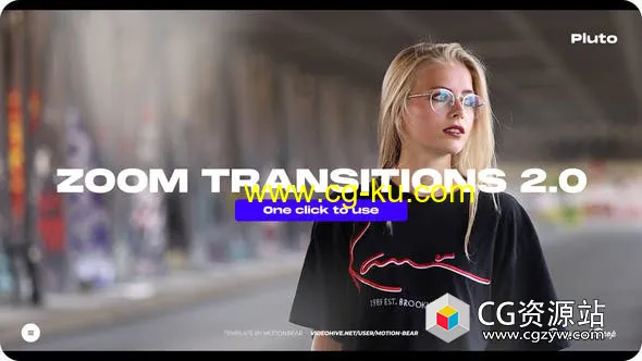 AE模板-视频无缝缩放转场动画 Zoom Transitions 2.0的图片1