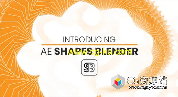 形状图形混合动画制作工具AE脚本 AE Shapes Blender 1.0.1 + 使用教程的图片1