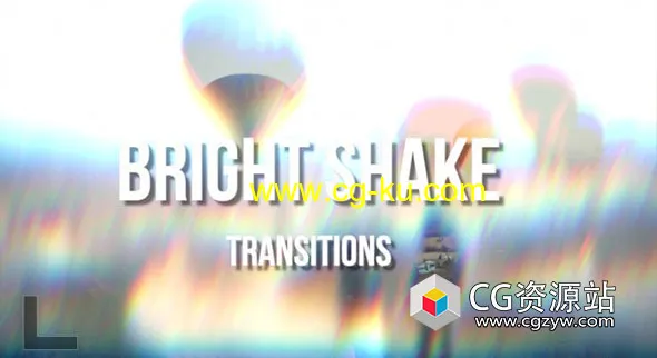 FCPX插件-9种时尚变形动态故障转场过渡效果 Bright Shake Transitions FCPX的图片1