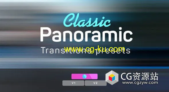 PR预设-经典全景滑动无缝转场预设 Classic Panoramic Transitions Presets的图片1