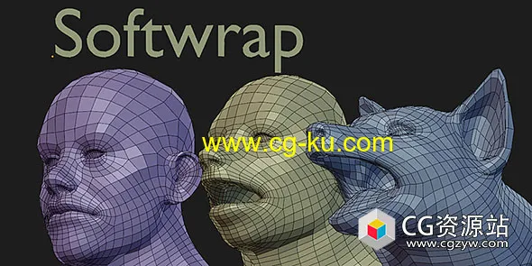 Blender重新拓扑动力学插件 Softwrap – Dynamics For Retopology 2.1.1的图片1