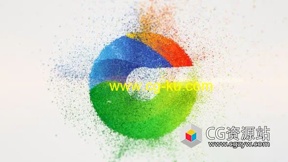 AE模板-粒子汇聚三维Logo动画 2in1 3D Particle Logo的图片1