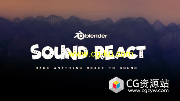 Blender音频节奏动画插件 Sound React V1.2的图片1