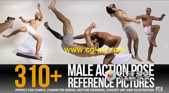 316张男性打斗动作姿势造型高清参考图片的图片1