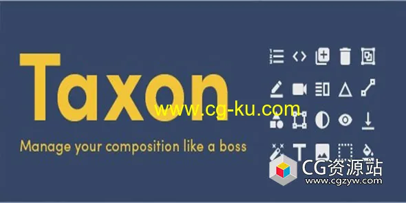 AE脚本一键控制所选图层脚本 Taxon V1.0 + 使用教程的图片1