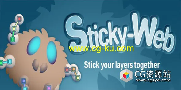 多图层快速父子链接AE脚本 Sticky Web V1.0 + 使用教程的图片1