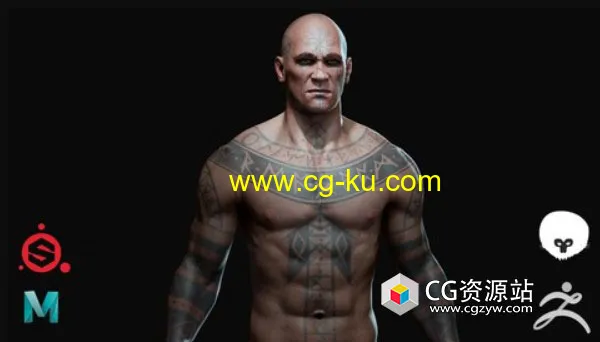 AAA级游戏3D角色制作视频教程-人物身体篇的图片1