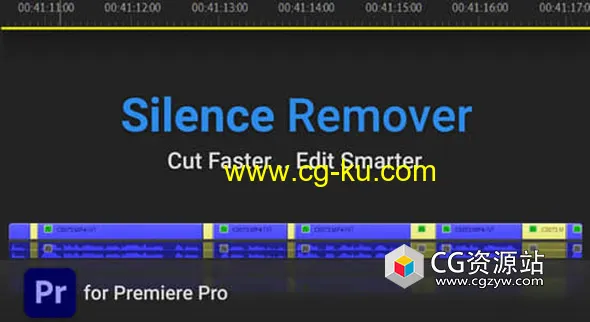 Premiere无声音频自动剪切PR脚本 Silence Remover V1.2+使用教程的图片1