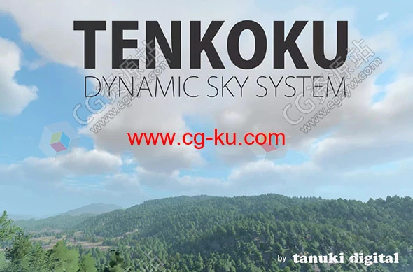 Unity天空和天气渲染系统 TENKOKU Dynamic Sky v1.2.2的图片1