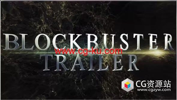 AE模板-大片预告片三维文字图片宣传片头V1 Blockbuster Trailer的图片1