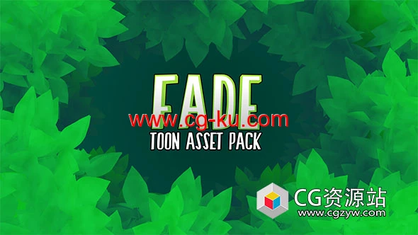 Blender插件卡通风格着色器 Fade – Toon Asset Pack V1.4的图片1