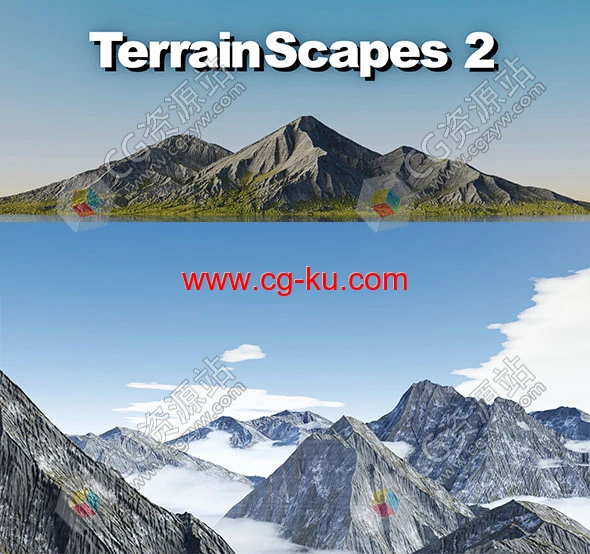 Blender自然天空环境地形景观生成插件 TerrainScapes V2.0的图片1