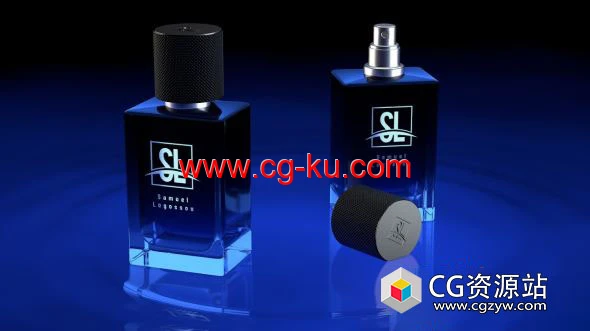 香水瓶建模材质渲染C4D教程 Create a Perfume Bottle in Cinema 4D的图片1