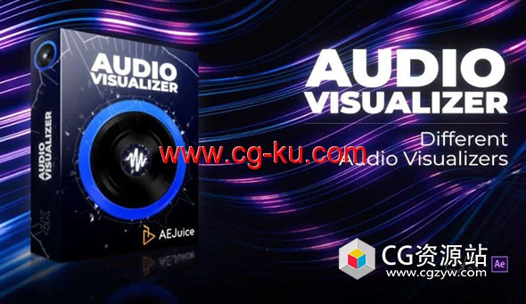 AE+PR模板-20组音乐波形动画音频可视化工具 AEJuice Audio Visualizer的图片1