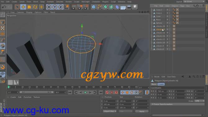 C4D快速关闭多边形孔洞插件C4DZone Quad Caps 1.0的图片1