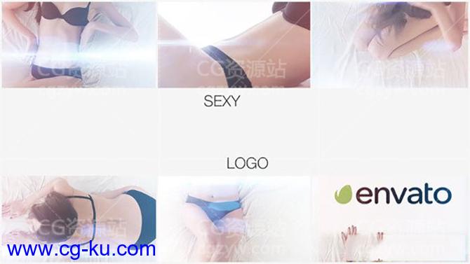 AE模板-时尚性感激情女模特Logo定格开场 Sexy Logo的图片1