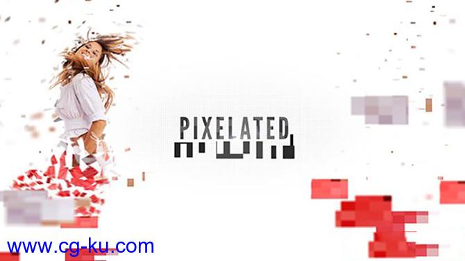 AE模板-三维动态图片破碎像素化马赛克开场 Pixelated的图片1