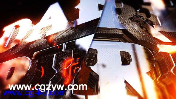 AE模板-暗黑气质Logo演绎动画 Videohive Dark Spirit Logo Reveal的图片1