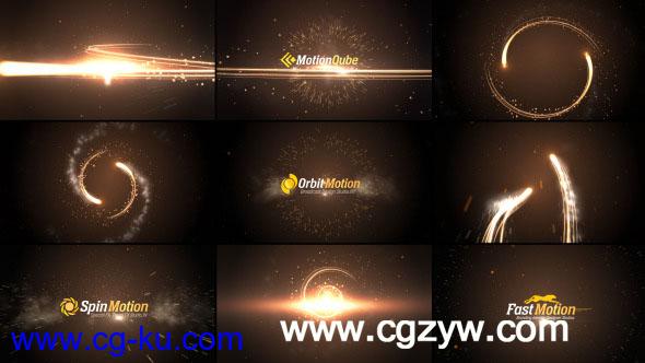 超炫光线Logo演绎动画AE模板Videohive Streaks Logo Sting Pack的图片1