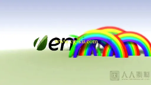 彩虹logo板式 AE片头模板  Videohive - rainbow reveal - 110768的图片2