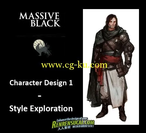 无极黑-角色造型设计手绘教程 Massive Black Character Design的图片1