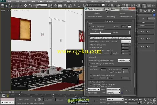 《3dsMax建筑可视化教程第三辑》3d-palace Architectural Visualization in 3ds Max Volume 3的图片3