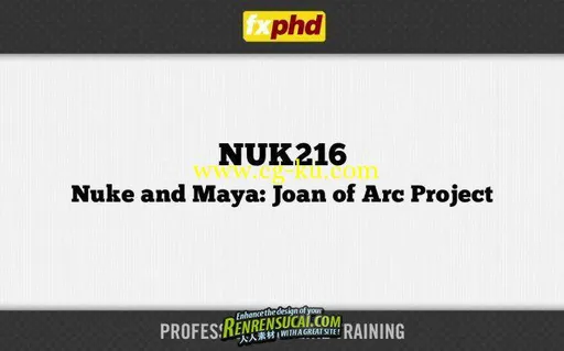 《NUKE与Maya影视级后期特效制作教程》FXPHD NUK216 NUKE and Maya Joan of Arc Pr...的图片2