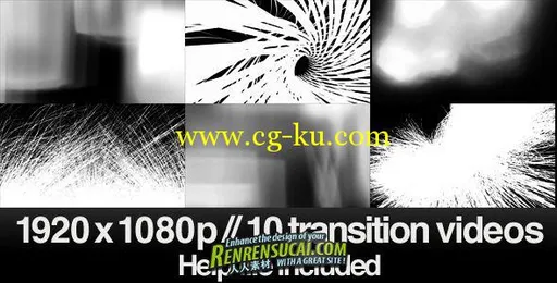 《10个高清透明通道转场视频素材》Videohive 10 hd transitions bundle e 2485493 ...的图片1