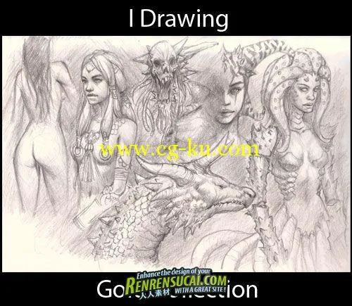 《iDRAWGiRLS手绘绘画艺术教程26部合辑》I Drawing Gold Collection 2012的图片1