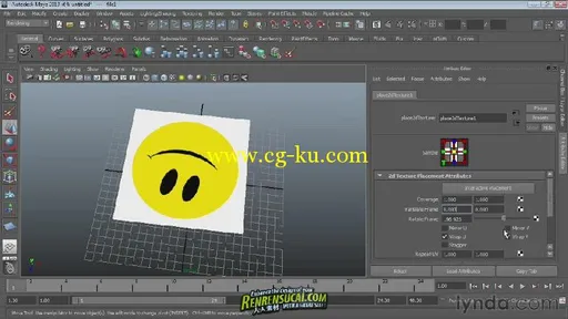 《Maya2013创建纹理与材质教程》Lynda.com Maya Essentials 4 Creating Textures a...的图片2